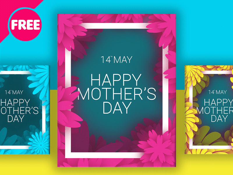 08c0f3fca62bb8639cdce0d2508abd3d - Mother's Day Free Flyer Template PSD