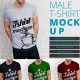 947db364eae87fadcc717af91229f2dc 80x80 - Male t-shirt mock up design Free Psd