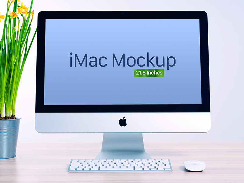 dea050d0003e2d5fb1d7e24a93fa3631 - Free Apple iMac Mockup PSD (21 Inches)