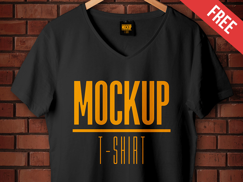 f69bbfc632c1457f37f0a3443f1f5438 1 - Studio T-shirt - Free PSD Mockup